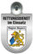 Einsatzschild Windschutzscheibe incl. Saugnapf - Rettungsdienst im Einsatz - incl. Wappen nach Wahl - 309354 Farbe Region Bayern
