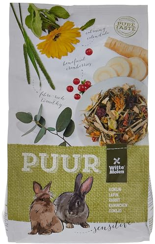 Puur Witte Molen, Coniglio Sensitive 3 kg, Cibo per roditori