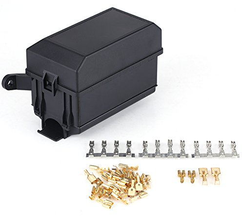 Universal 6 Way Blade Fuse Holder Box Sicherung Relay Holder Box Block Socket für Auto SUV Off-Road Pickup Truck Fahrzeuge