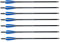 SHARROW 12 x Carbon Armbrustbolzen 20 Zoll Armbrustpfeile Carbonpfeile 18 Zoll 22 Zoll Bolzen für Armbrust (Blau, 22 Zoll)