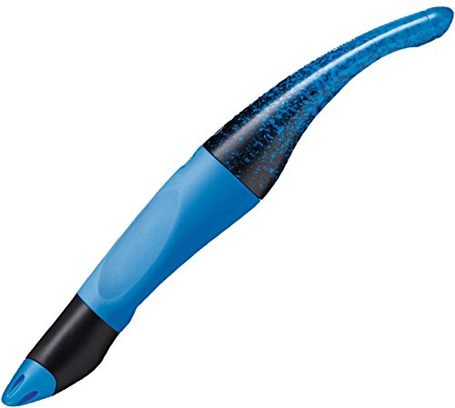 Ergonomischer Tintenroller für Rechtshänder - STABILO EASYoriginal Graffiti Edition in blau - Einzelstift - Schreibfarbe blau (löschbar) - inklusive Patrone