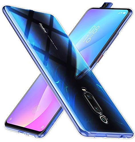 TesRank Hülle Kompatibel für Xiaomi Mi 9T / 9T Pro, Transparent Silikon Weiche Handyhülle [Anti Slip] [Ultradünnen] Durchsichtige TPU Kratzfest Schutzhülle Case für Xiaomi Mi 9T / 9T Pro-Klar