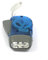 Anwangda 3 LED Dynamo Wind Up Linterna Antorcha Luz Mano Prensando Linterna Viajar Antorcha de Emergencia Lámpara Generador Manual para Viaje Camping Escalada al Aire Libre Senderismo (Azul)
