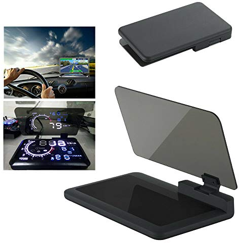 Baceyong 6 Universal Auto HUD Display Head-Up Display Projektor Handy mit GPS-Navigationshalterung