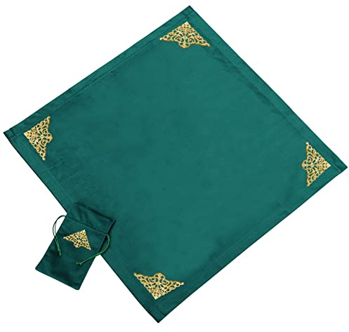BLESSUME Tarot Tischdecke mit Tarot Tasche