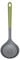 Fackelmann 687053 Ecumoire de Cuisine en bioplastique, écumoire de Cuisine, écumoire, ustensile de Cuisine, Bioplastique, Vert, Gris, 34 x 11,3 cm