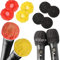 SENENQU 400PCS Housse de Microphone Jetable, Universel Couverture de Microphone, Protection Micro en Non-tissé Pour Pare-brise, Bonnette Micro Jetable Pour KTV et Enregistrement de Salle