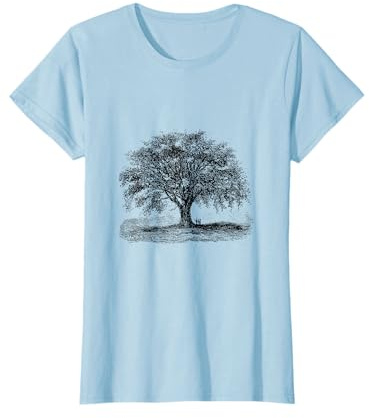 Schöne Baum Zeichnung, Baum t shirt, Wald Motiv Hoodie T-Shirt