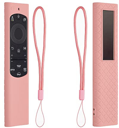 kwmobile Hülle Fernbedienung kompatibel mit Samsung Smart TV TM2280e BN59-01385 / BN59-01386 / BN59-01391A Hülle - Silikon Case für TV Zubehör in Altrosa