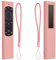 kwmobile Hülle Fernbedienung kompatibel mit Samsung Smart TV TM2280e BN59-01385 / BN59-01386 / BN59-01391A Hülle - Silikon Case für TV Zubehör in Altrosa