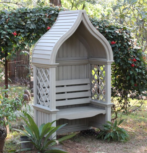 Philosophenbank/Laubenbank Princess, Mahagoni-Vollholz - Mint Gartenbank Sitzbank Bank Holz