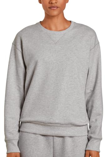 CALIDA Circular Lounge Sweatshirt Damen | Sweatshirt aus weicher Baumwolle, sportiv, bequem und angenehm komfortabel