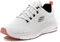 Skechers Foam Fresh Trend, Fresca Tendenza Schiuma Vapor Donna, White Mesh Black Coral Trim, 38 EU