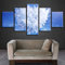 Leinwandbild 5 Tlg Liebe Feder Leinwandbild 5 Kunstdruck Modern Wandbilder Wanddekoration Design Wandkunst 5 Stücke Leinwand Wohnzimmer Dekoration Rahmenlos 150 X 80 Cm