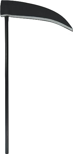 RUBIE'S Accesorio para disfraz de adulto Halloween oficial - Hoz negra de espuma de 70 cm - para disfraz de Halloween, para mujeres y hombres