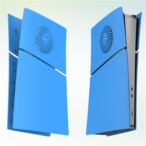 Faceplate for PS5 Slim Console Faceplate Cover Replacement Protector Shell for PS5 Slim Accessories (Sky Blue Digital Verstion)