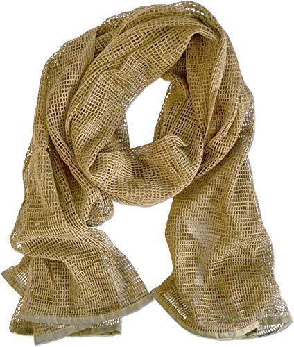 normani Netzschal zur Tarnung 190 x 90 cm Farbe Koyote