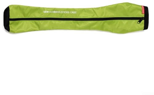 Whychstore Borsa leggera per bastoni da trekking, borsa porta bastoncini da trekking, adatta per vari pali retrattili, Verde