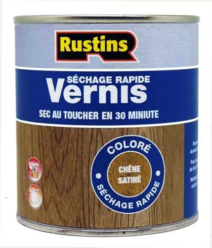 Rustins - Innenlack, seidenmatt, Eiche, schnelltrocknend, 500 ml – 15 m²/L – (VGOA500FR)