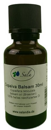 Sala Copaivabalsam Copaiba Öl rektifiziert hell 30 ml