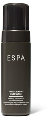 ESPA | Invigorating Facewash | 150ml | Foaming Facial Wash to Deeply Cleanse & Purify | Peppermint, Lemongrass, Lime & Lemon | Suitable for Oily, Combination & Congested Skin | Eco Packaging
