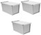 Ciieeo 3St Toastbox brotbackblech Brotbacken Küchenbackform Brotlaib-Backbox Toastform Pullman-Brotpfanne mit Deckel kleine Brotlaibpfannen Kastenform aus Metall Aluminiumbeschichtung