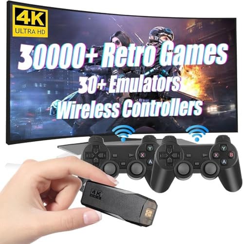 Retro-Game-Konsole. Pro Max Spielekonsole, Retro-Konsole, HDMI-Konsole, 4K mit TV, Spielsets, Gamebox, Strategiespiel