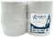 Andarta Lot de 6 rouleaux de papier toilette Jumbo 1 épaisseur avec noyau de 76 mm – 390 m par rouleau – Lot de 6 rouleaux de papier toilette haute capacité – Fabriqué à partir de matériaux recyclés –