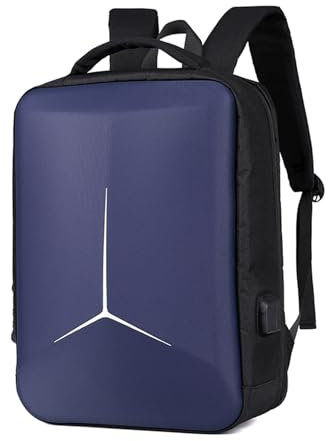 FANDARE Diebstahlschutz Laptop-Rucksack Herren Damen Schulrucksack 180-Grad-Öffnung Handgepäck Geschäft Arbeiten Schulranzen für Arbeit Reisen Wandern Tagesrucksack Daypacks Hochschule Blau