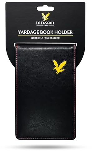 Lyle & Scott Unisex Golf Yardage Book Holder