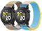 ENCorrea 2 Piezas Correas de Nylon Compatible con Coros Pace 3/Apex 2 Pro/Apex Pro/Apex 46mm, 22mm Ajustable Reloj Correa de Repuesto para Hombre y Mujer.(No host) (Lotus Root Pink, Camel)