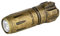 OLIGHT I1R 2 Pro EOS EDC Keychain Torch 180 Lumens Twist-Switch LED Flashlights Powered by USB Rechargeable Battery, Tiny Pocket Lamp for Hiking or Camping (Brass)