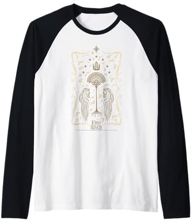 Der Herr der Ringe Fantasy Mythische Kunst Raglan
