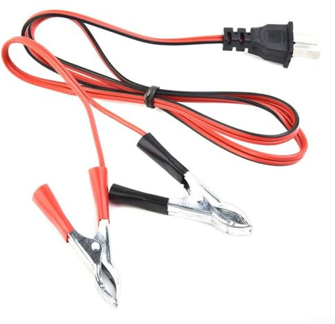 Gdfnmogo 1 2M Charging Cable for Honda EU1000i, EU2000i, EU3000i Generators 12V DC with Clip