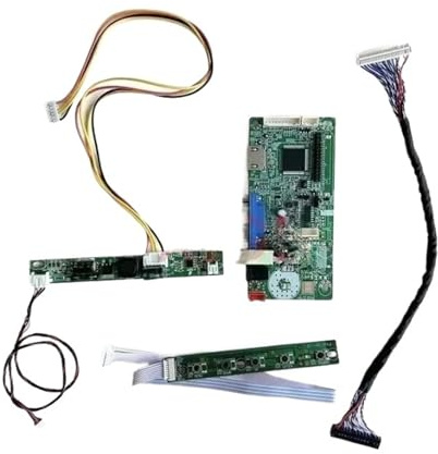 GESXNPBN Compatible For LTM238HL02 LTM238HL06 LCD Monitor Driver Controller Board 1920 * 1080 VGA HDMI-Compatible Speaker Matrix Kit 23.8 30-Pin LVDS(For LTM238HL06)