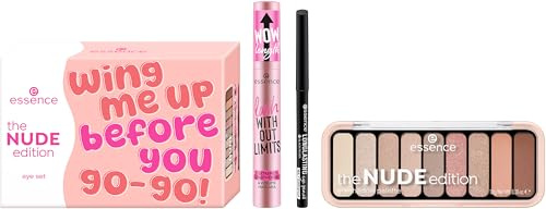 essence Set occhi the NUDE edition, lucida, intensiva, brillante (1pcs)