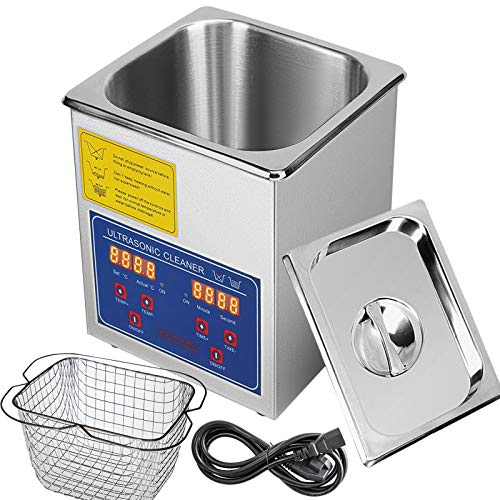 Chaneau Nettoyeur A Ultrasons 2L Pour Bijoux Appareil Nettoyage Ultrasons Professionnel Nettoyeur Digital Affichage Ultrasonique (2L)
