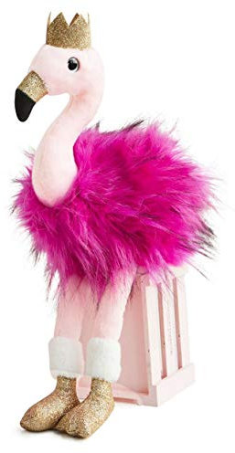 Histoire d'Ours Peluche Flamant Rose Taille M