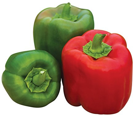 Burpee Sweet Candy Apple Hybrid Bell Pepper Seeds – Sweet Red Pepper Seeds for Home Garden Growing