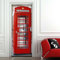 Adesivi per Porte in PVC Premium, Door Cover Cabina Londra, Applicazione Facile e Senza Bolle, Rivestimenti per Porte da Interno 83 x 210 Rifilabili