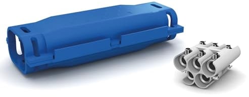 Etelec Giunto Muffola Isolamento Gel, Preriempito, Cavi Bassa Tensione, Interrato, Sotterranea, Aerea, Cavidotti Approvato IMQ, RINA (1,5-6 mm (con morsettiera pentapolare))