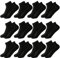 MOCOCITO Calzini Uomo Corti, Fantasmini Uomo Donna per Mocassino, Calze Corte in Cotone Sportivo Calzini Corti Invisibili Cotone Sportivi, 44-48