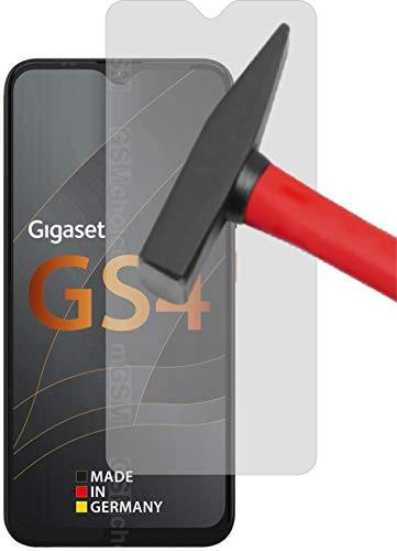 EnWi | 2X Extrem harte 9H KLAR passgenau für Gigaset GS4 - Bildschirmschutzfolie Schutzhülle