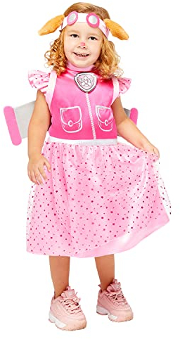 (PKT) (9909125) Child Girls Skye Deluxe Costume (3-4yr) - Paw Patrol