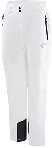 Black Crevice Damen Skihose Weiß I Damen-Skihose Größe 44 I wärmeisolierende Damen-Wanderhose I atmungsaktive Damen-Snowboardhose I Wind- & wasserdichte Damen-Schneehose