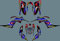 Custom Motorcross Aufkleber Motorrad Decals Graphics Kit für Yamaha Raptor 700r 2006 2007 2008 2009 2010 2011 2012 (rot)