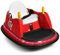 COSTWAY Kids Bumper Car, 360-Degree Rotation Spin Children’s Waltzer Cars with Joystick, Remote Control, Colorful Flashing Lights and Music, Battery Powered Ride on Toy for Boys Girls (Red)
