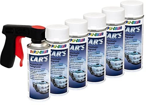 Haftgrund Grundierung Rostschutz Cars Dupli Color 218194 Weiss 6 X 400 ml mit Pistolengriff