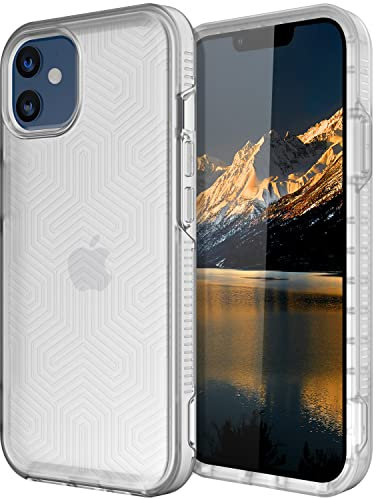 CASELIVE for iPhone 12 Case/iPhone 12 Pro Case [Shockproof] [Dropproof] [Tempered Glass Screen Protector] Heavy Duty Protection Phone Case for Apple iPhone 12 6.1 inch (Clear)