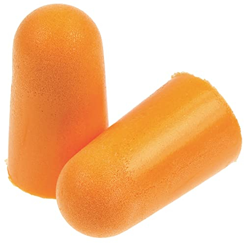3M Einweg Gehörschutzstöpsel, Polyurethan Orange, SNR 37dB, 2000 Paar, Packung a 2000 Stück